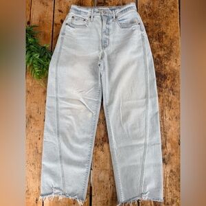 Daze Westward Highrise Barrel Leg Jeans - Love Vintage